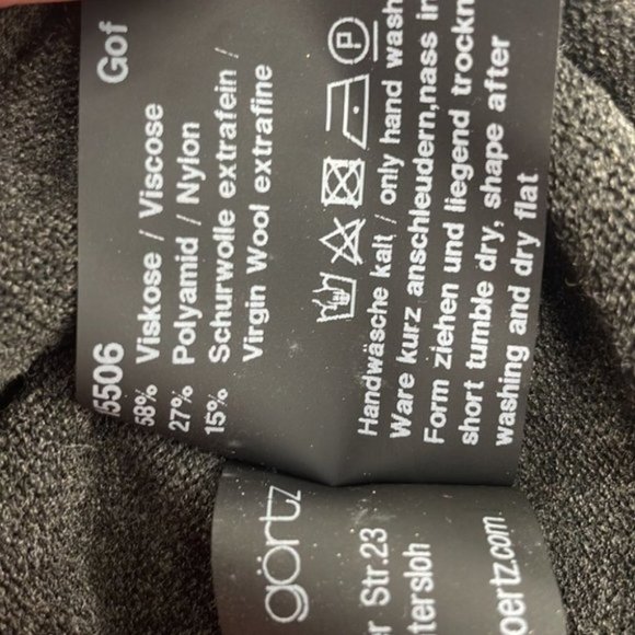 Annette Gortz light weight turtle neck detailed back brown wool blend lagenlook - Picture 11 of 11